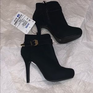 Black Heeled Booties
